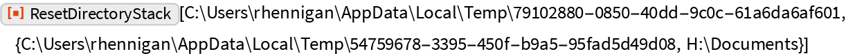 ResetDirectoryStack | Wolfram Function Repository