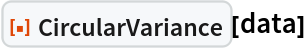 ResourceFunction["CircularVariance"][data]