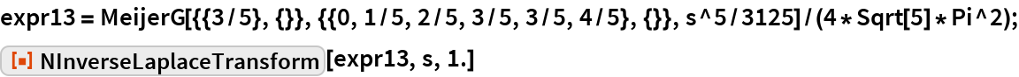 NInverseLaplaceTransform | Wolfram Function Repository