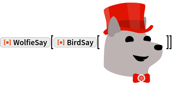 WolfieSay | Wolfram Function Repository