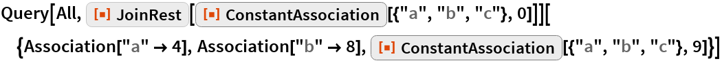ConstantAssociation | Wolfram Function Repository