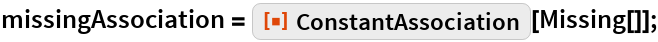 ConstantAssociation | Wolfram Function Repository