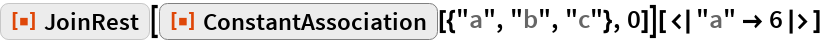 ConstantAssociation | Wolfram Function Repository