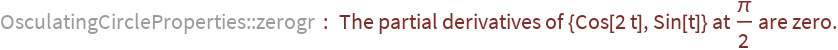 OsculatingCircleProperties | Wolfram Function Repository