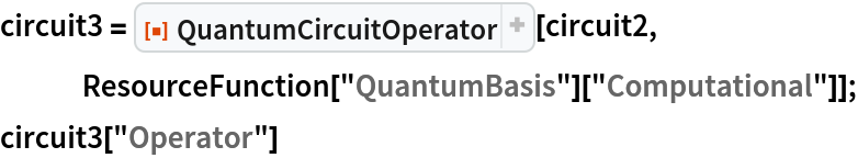 circuit3 = ResourceFunction["QuantumCircuitOperator"][circuit2, ResourceFunction["QuantumBasis"]["Computational"]];
circuit3["Operator"]