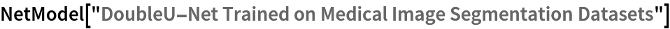 NetModel["DoubleU-Net Trained on Medical Image Segmentation Datasets"]