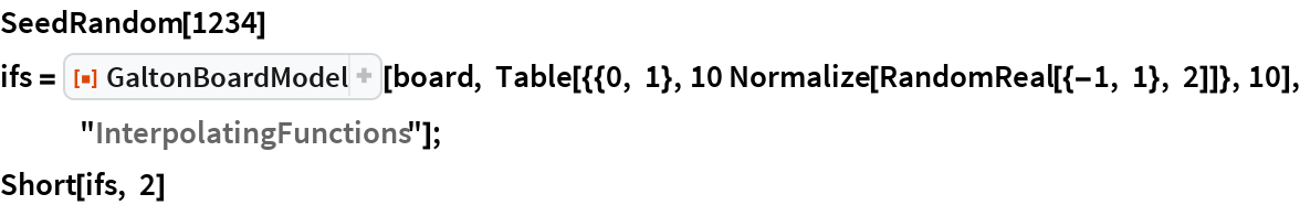 GaltonBoardModel | Wolfram Function Repository