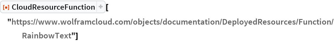 CloudResourceFunction | Wolfram Function Repository