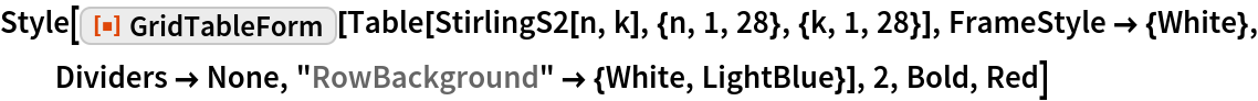 GridTableForm | Wolfram Function Repository