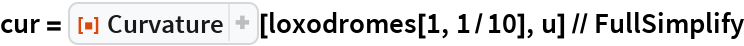 Curvature | Wolfram Function Repository