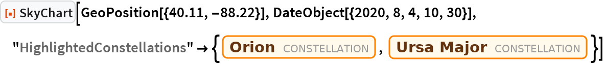 SkyChart | Wolfram Function Repository