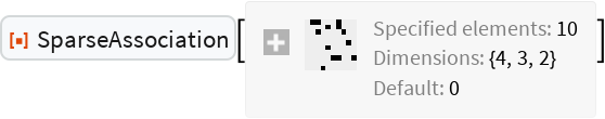 SparseAssociation | Wolfram Function Repository
