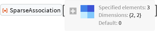 SparseAssociation | Wolfram Function Repository