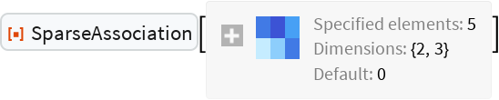 SparseAssociation | Wolfram Function Repository