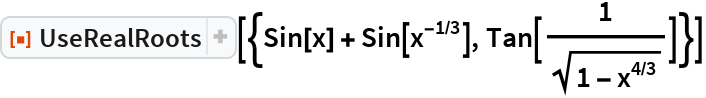 UseRealRoots | Wolfram Function Repository