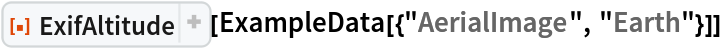 ResourceFunction["ExifAltitude"][ExampleData[{"AerialImage", "Earth"}]]