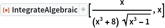 IntegrateAlgebraic | Wolfram Function Repository