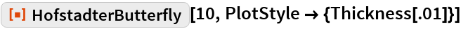 HofstadterButterfly | Wolfram Function Repository