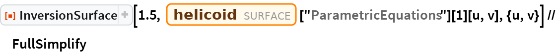 InversionSurface | Wolfram Function Repository