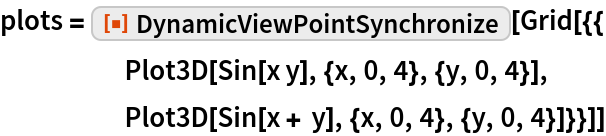 DynamicViewPointSynchronize | Wolfram Function Repository
