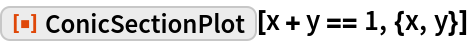ConicSectionPlot | Wolfram Function Repository