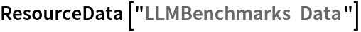 ResourceData[\!\(\*
TagBox["\"\<LLMBenchmarks Data\>\"",
#& ,
BoxID -> "ResourceTag-LLMBenchmarks Data-Input",
AutoDelete->True]\)]