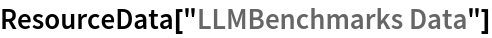 ResourceData[\!\(\*
TagBox["\"\<LLMBenchmarks Data\>\"",
#& ,
BoxID -> "ResourceTag-LLMBenchmarks Data-Input",
AutoDelete->True]\)]