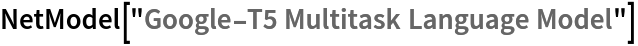 NetModel["Google-T5 Multitask Language Model"]
