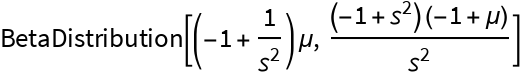 MeanSpreadBetaDistribution | Wolfram Function Repository