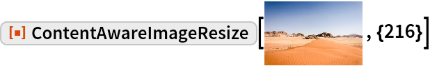 ContentAwareImageResize | Wolfram Function Repository