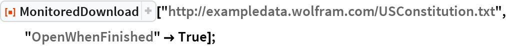MonitoredDownload | Wolfram Function Repository