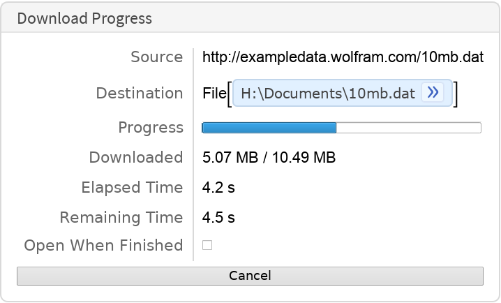 MonitoredDownload | Wolfram Function Repository