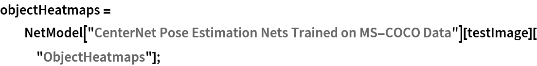 objectHeatmaps = NetModel["CenterNet Pose Estimation Nets Trained on MS-COCO Data"][
    testImage]["ObjectHeatmaps"];