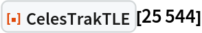 ResourceFunction["CelesTrakTLE"][25544]