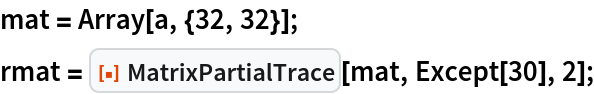 MatrixPartialTrace | Wolfram Function Repository