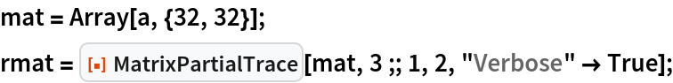 MatrixPartialTrace | Wolfram Function Repository