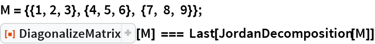 DiagonalizeMatrix | Wolfram Function Repository
