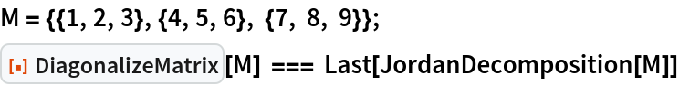 DiagonalizeMatrix | Wolfram Function Repository