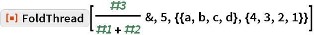 FoldThread | Wolfram Function Repository