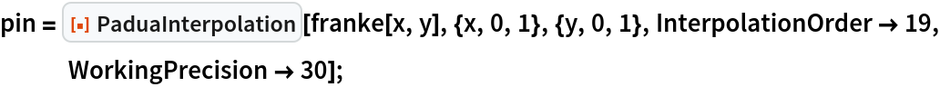 PaduaInterpolation | Wolfram Function Repository