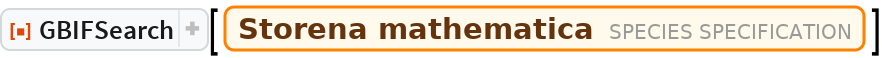 GBIFSearch | Wolfram Function Repository