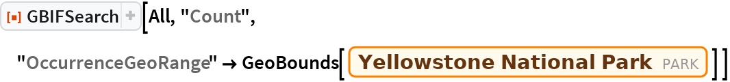 GBIFSearch | Wolfram Function Repository
