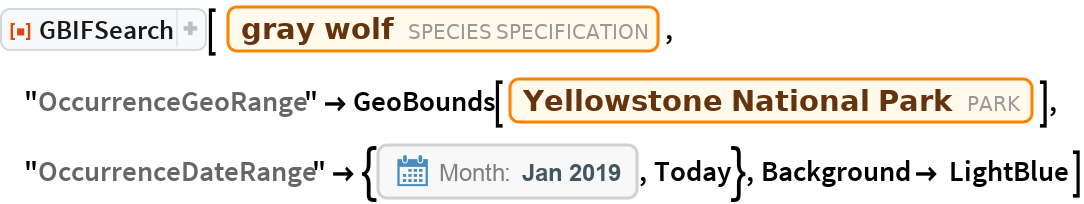 GBIFSearch | Wolfram Function Repository