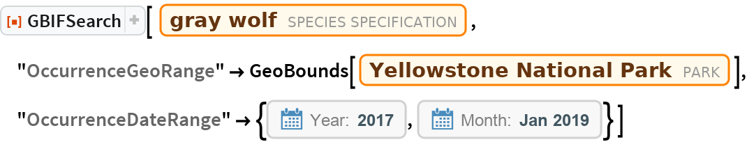 GBIFSearch | Wolfram Function Repository