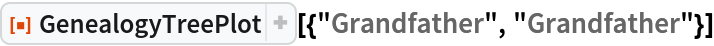 ResourceFunction["GenealogyTreePlot"][{"Grandfather", "Grandfather"}]