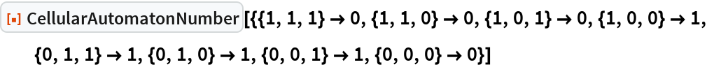 CellularAutomatonNumber | Wolfram Function Repository