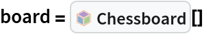 board = InterpretationBox[FrameBox[TagBox[TooltipBox[PaneBox[GridBox[List[List[GraphicsBox[List[Thickness[0.0025`], List[FaceForm[List[RGBColor[0.9607843137254902`, 0.5058823529411764`, 0.19607843137254902`], Opacity[1.`]]], FilledCurveBox[List[List[List[0, 2, 0], List[0, 1, 0], List[0, 1, 0], List[0, 1, 0], List[0, 1, 0]], List[List[0, 2, 0], List[0, 1, 0], List[0, 1, 0], List[0, 1, 0], List[0, 1, 0]], List[List[0, 2, 0], List[0, 1, 0], List[0, 1, 0], List[0, 1, 0], List[0, 1, 0], List[0, 1, 0]], List[List[0, 2, 0], List[1, 3, 3], List[0, 1, 0], List[1, 3, 3], List[0, 1, 0], List[1, 3, 3], List[0, 1, 0], List[1, 3, 3], List[1, 3, 3], List[0, 1, 0], List[1, 3, 3], List[0, 1, 0], List[1, 3, 3]]], List[List[List[205.`, 22.863691329956055`], List[205.`, 212.31669425964355`], List[246.01799774169922`, 235.99870109558105`], List[369.0710144042969`, 307.0436840057373`], List[369.0710144042969`, 117.59068870544434`], List[205.`, 22.863691329956055`]], List[List[30.928985595703125`, 307.0436840057373`], List[153.98200225830078`, 235.99870109558105`], List[195.`, 212.31669425964355`], List[195.`, 22.863691329956055`], List[30.928985595703125`, 117.59068870544434`], List[30.928985595703125`, 307.0436840057373`]], List[List[200.`, 410.42970085144043`], List[364.0710144042969`, 315.7036876678467`], List[241.01799774169922`, 244.65868949890137`], List[200.`, 220.97669792175293`], List[158.98200225830078`, 244.65868949890137`], List[35.928985595703125`, 315.7036876678467`], List[200.`, 410.42970085144043`]], List[List[376.5710144042969`, 320.03370475769043`], List[202.5`, 420.53370475769043`], List[200.95300006866455`, 421.42667961120605`], List[199.04699993133545`, 421.42667961120605`], List[197.5`, 420.53370475769043`], List[23.428985595703125`, 320.03370475769043`], List[21.882003784179688`, 319.1406993865967`], List[20.928985595703125`, 317.4896984100342`], List[20.928985595703125`, 315.7036876678467`], List[20.928985595703125`, 114.70369529724121`], List[20.928985595703125`, 112.91769218444824`], List[21.882003784179688`, 111.26669120788574`], List[23.428985595703125`, 110.37369346618652`], List[197.5`, 9.87369155883789`], List[198.27300024032593`, 9.426692008972168`], List[199.13700008392334`, 9.203690528869629`], List[200.`, 9.203690528869629`], List[200.86299991607666`, 9.203690528869629`], List[201.72699999809265`, 9.426692008972168`], List[202.5`, 9.87369155883789`], List[376.5710144042969`, 110.37369346618652`], List[378.1179962158203`, 111.26669120788574`], List[379.0710144042969`, 112.91769218444824`], List[379.0710144042969`, 114.70369529724121`], List[379.0710144042969`, 315.7036876678467`], List[379.0710144042969`, 317.4896984100342`], List[378.1179962158203`, 319.1406993865967`], List[376.5710144042969`, 320.03370475769043`]]]]], List[FaceForm[List[RGBColor[0.5529411764705883`, 0.6745098039215687`, 0.8117647058823529`], Opacity[1.`]]], FilledCurveBox[List[List[List[0, 2, 0], List[0, 1, 0], List[0, 1, 0], List[0, 1, 0]]], List[List[List[44.92900085449219`, 282.59088134765625`], List[181.00001525878906`, 204.0298843383789`], List[181.00001525878906`, 46.90887451171875`], List[44.92900085449219`, 125.46986389160156`], List[44.92900085449219`, 282.59088134765625`]]]]], List[FaceForm[List[RGBColor[0.6627450980392157`, 0.803921568627451`, 0.5686274509803921`], Opacity[1.`]]], FilledCurveBox[List[List[List[0, 2, 0], List[0, 1, 0], List[0, 1, 0], List[0, 1, 0]]], List[List[List[355.0710144042969`, 282.59088134765625`], List[355.0710144042969`, 125.46986389160156`], List[219.`, 46.90887451171875`], List[219.`, 204.0298843383789`], List[355.0710144042969`, 282.59088134765625`]]]]], List[FaceForm[List[RGBColor[0.6901960784313725`, 0.5882352941176471`, 0.8117647058823529`], Opacity[1.`]]], FilledCurveBox[List[List[List[0, 2, 0], List[0, 1, 0], List[0, 1, 0], List[0, 1, 0]]], List[List[List[200.`, 394.0606994628906`], List[336.0710144042969`, 315.4997024536133`], List[200.`, 236.93968200683594`], List[63.928985595703125`, 315.4997024536133`], List[200.`, 394.0606994628906`]]]]]], List[Rule[BaselinePosition, Scaled[0.15`]], Rule[ImageSize, 10], Rule[ImageSize, 15]]], StyleBox[RowBox[List["Chessboard", " "]], Rule[ShowAutoStyles, False], Rule[ShowStringCharacters, False], Rule[FontSize, Times[0.9`, Inherited]], Rule[FontColor, GrayLevel[0.1`]]]]], Rule[GridBoxSpacings, List[Rule["Columns", List[List[0.25`]]]]]], Rule[Alignment, List[Left, Baseline]], Rule[BaselinePosition, Baseline], Rule[FrameMargins, List[List[3, 0], List[0, 0]]], Rule[BaseStyle, List[Rule[LineSpacing, List[0, 0]], Rule[LineBreakWithin, False]]]], RowBox[List["PacletSymbol", "[", RowBox[List["\"Wolfram/Chess\"", ",", "\"Wolfram`Chess`Chessboard\""]], "]"]], Rule[TooltipStyle, List[Rule[ShowAutoStyles, True], Rule[ShowStringCharacters, True]]]], Function[Annotation[Slot[1], Style[Defer[PacletSymbol["Wolfram/Chess", "Wolfram`Chess`Chessboard"]], Rule[ShowStringCharacters, True]], "Tooltip"]]], Rule[Background, RGBColor[0.968`, 0.976`, 0.984`]], Rule[BaselinePosition, Baseline], Rule[DefaultBaseStyle, List[]], Rule[FrameMargins, List[List[0, 0], List[1, 1]]], Rule[FrameStyle, RGBColor[0.831`, 0.847`, 0.85`]], Rule[RoundingRadius, 4]], PacletSymbol["Wolfram/Chess", "Wolfram`Chess`Chessboard"], Rule[Selectable, False], Rule[SelectWithContents, True], Rule[BoxID, "PacletSymbolBox"]][]