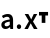 a . x\[Transpose]