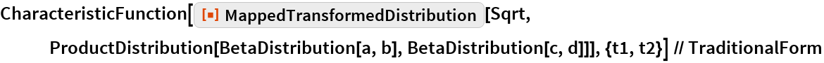 MappedTransformedDistribution | Wolfram Function Repository