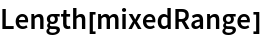 Length[mixedRange]